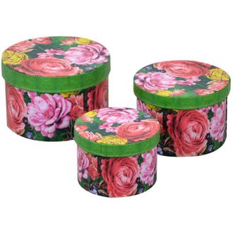 Vacchetti Caja Redonda De Ecopiel 1-3 Multicolor Cm&oslash;27h17,5