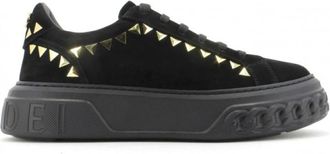 Casadei Nexus Divine Sneaker - Dames - Sneakers - Zwart - 38 EU - Leer - Schoenen