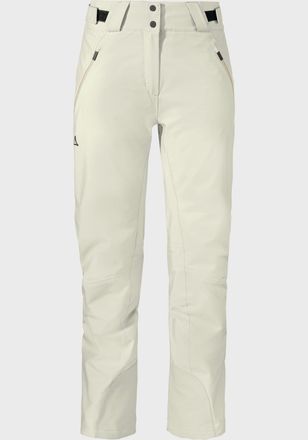 Sch&ouml;ffel Outdoorhose SCH&Ouml;FFEL Ski Pants Weissach L, Damen, Gr. 36, Normalgr&ouml;ssen, beige (9040, natur), Oberstoff : 100% Polyester (Membran: Polyurethan) Futter