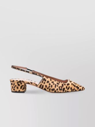 Aquazzura leather slingback pumps