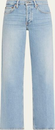 Re/Done Mid-Rise Wide-Leg Jeans