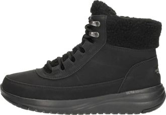 Skechers On-The-Go Stellar - Dames - Winterlaarzen - Zwart - 36 EU - Leer - Schoenen
