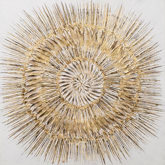 Schubiger M&ouml;bel Bild Mandala Goldzauber