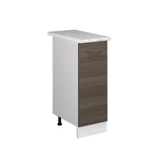 Vicco Mueble Bajo Universal R-line, Gris, 30 Cm Con Puerta, Con Encimera