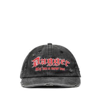 Dagger Distressed Embroidered Cap