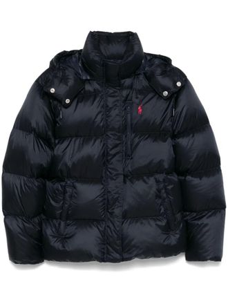Polo Ralph Lauren Water-Repellent Quilted Down Jacket With Detachable Hood