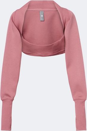 adidas by Stella McCartney Cotton-blend fleece shrug