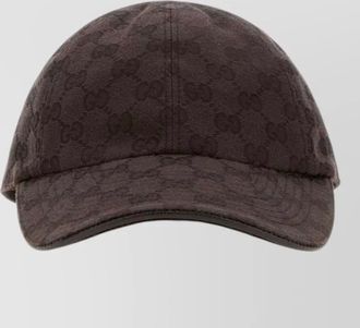 Gucci logo-jacquard baseball cap