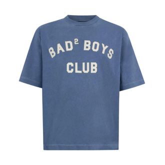 Dsquared2 T-Shirts, male, Blue, Size: XL Bad Boys Club T-shirt