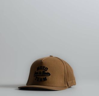 Iron And Resin Mens Moto Team Hat In Cognac