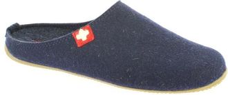 Living Kitzbühel Filzpantoffel Schweizer Kreuz No. 3886 Hüttenschuhe - Unisex | blau