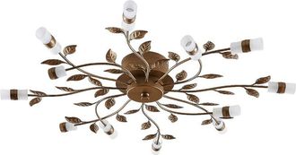 Lindby L&aacute;mpara De Techo Led bentas En Bronce Metal - Lindby