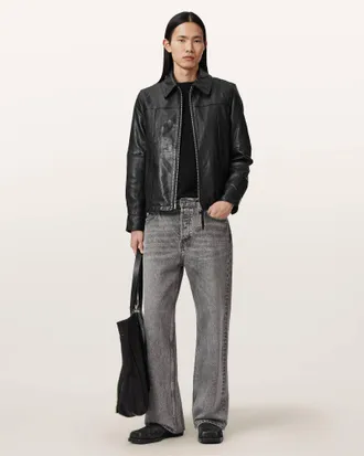 AllSaints Repurpose Tailored Leather Jacket