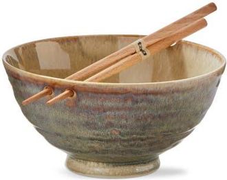 Tag Akira Noodle Bowl S/2 Taupe Taupe Stoneware Everyday in Brown at Nordstrom