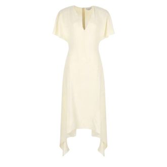 Stella McCartney Vneck Midi Dress - Dresses - Mujer - Blanco - S