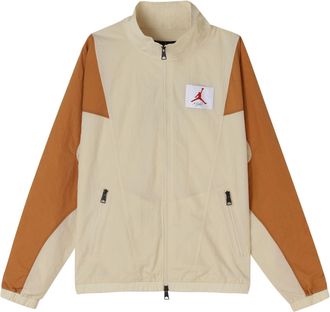 Nike Jordan Air Jordan Flight Stitched Casual Sports Collar Jacket For Men Wheat CV3151-275