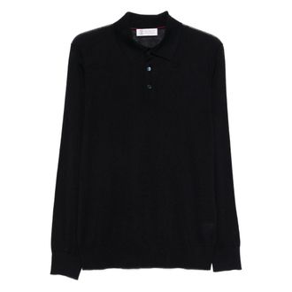 Brunello Cucinelli Long-sleeve Polo Shirt