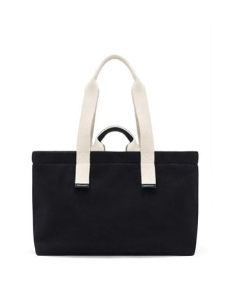 Dolce & Gabbana Womens Logo Printed Shoulder Bag Blue >