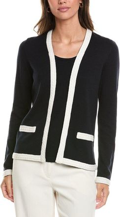St. John Twofer Cashmere-Blend Tank Cardigan