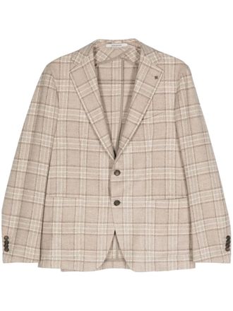 Tagliatore Geruite blazer - Beige