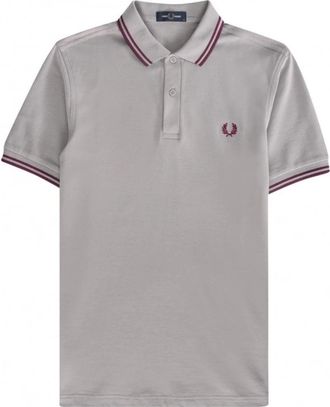 Fred Perry M3600 Poloshirt - Heren - Polos - Grijs - 2XL - Katoen - Tops