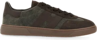 Hogan Low-Top Sneakers With Textured Materials And Tonal Logo