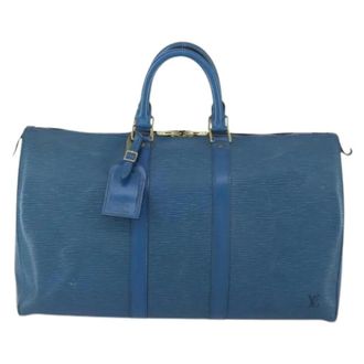 Louis Vuitton Pre-owned Weekend Bags, unisex, Blue, Size: ONE SIZE Pre-owned Weekend Bag