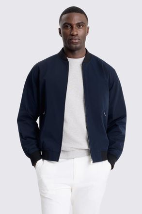 Moss Navy Bomber Jacket