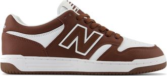 New Balance 480 Sneakers in Brown/White Men Low-Top