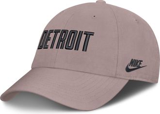 Nike Detroit Tigers Cooperstown Club Nike Mens MLB Adjustable Hat in Brown | NB4829BD61-C0V
