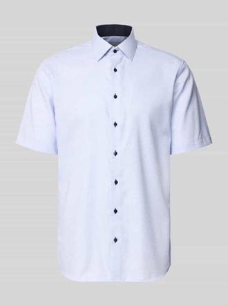 Eterna Regular Fit Business-Hemd aus Baumwolle mit Kentkragen in Hellblau, Gr&ouml;&szlig;e 39