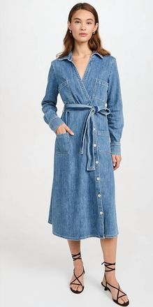 LE JEAN Misty Midi Dress In Daisy