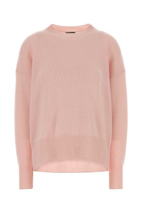 Jil Sander Pink Cashmere Oversize Sweater