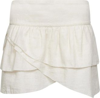 Isabel Marant Short Skirts, female, Beige, Size: XS Dejha Mini Skirt