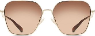 Coach HC7168 CW189 900574 Womens Sunglasses Gold Size 55