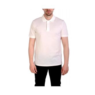 Emporio Armani Logo Katoenen Polo - Heren - Polos - Wit - XL - Katoen - Tops