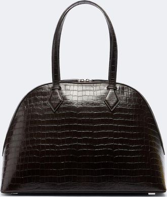 A.Emery Bolso Harnick de piel grabada