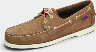 Sebago Mens Portland Nubuck Boat Shoes In Brown