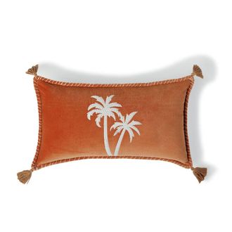 Febronie Coj&iacute;n algod&oacute;n tierra de siena 50x30