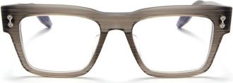Akoni Columba Rectangular Frame Eyeglasses with Translucent Smoky Grey Finish