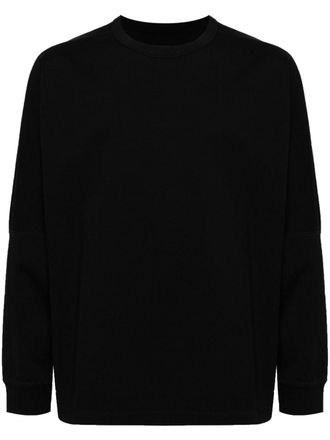 White Mountaineering crew-neck jersey sw - Black