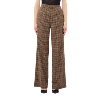 Liu Jo Broeken, Dames, Bruin, S, Polyester, Bruin Beige Broek Elegant Veelzijdige Stijl