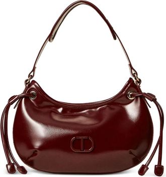 Twin-Set Schoudertas met kwastje en handgreep - Bruin