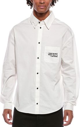 Rta Rta Poplin Slogan Shirt