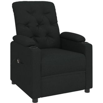vidaXL Vidaxl Sill&oacute;n Reclinable El&eacute;ctrico De Tela Negro