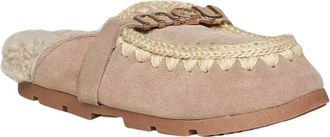Mou Winter Bio Slide - Dames - Schoenen - Beige - Maat: 40 EU Zijde