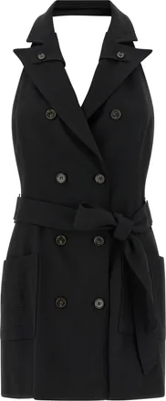 Elisabetta Franchi Black Viscose Short Womens Dress