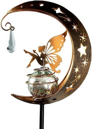 OEM L&aacute;mpara Solar Para Exteriores, Luces Solares Para Jard&iacute;n, Luces Solares Decorativas Para Jard&iacute;n Con Forma De Luna, Bola De Cristal Led Para Jard&iacute;n, Lu