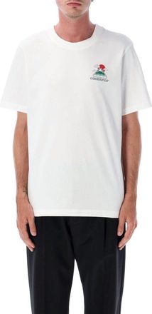 Casablanca Montagne Ondulée Screen Printed T-Shirt