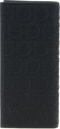 Ferragamo Mens Black Calfskin Wallet